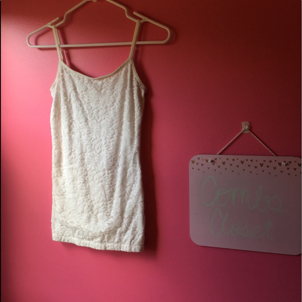White lace Cami
